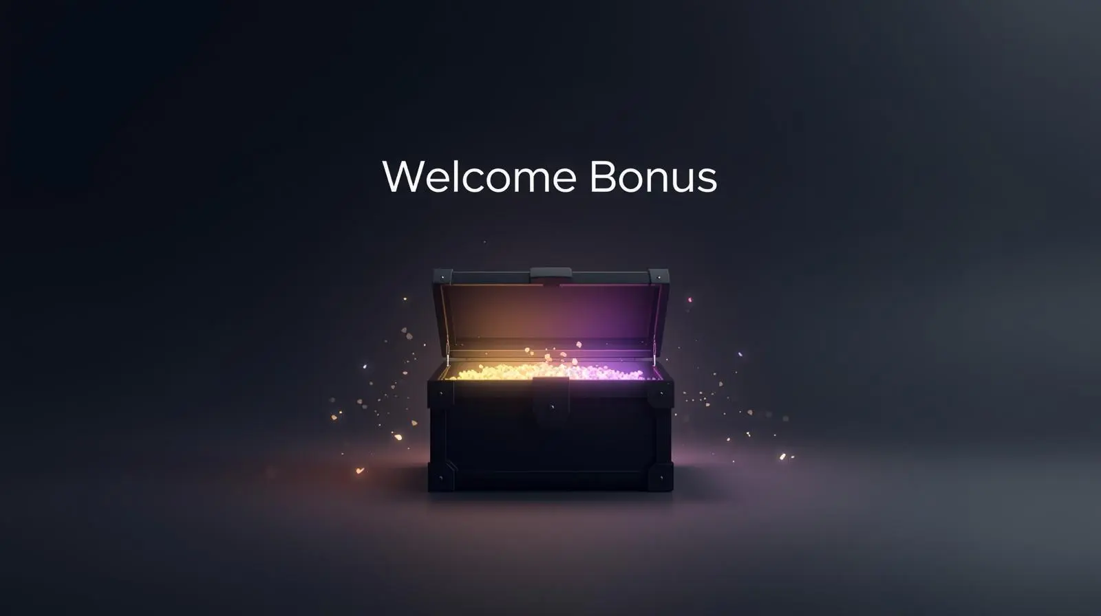 RaceUp Casino welcome bonus treasure chest